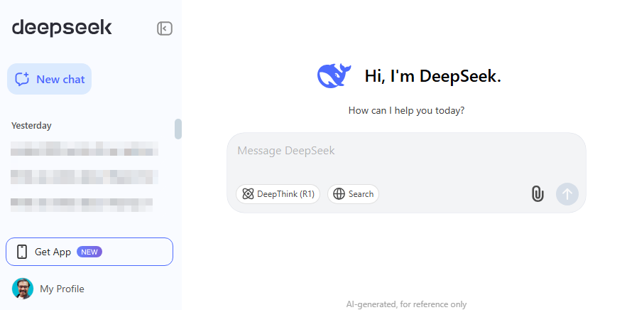 What is DeepSeek? Exploring the AI Powerhouse Shaping the Future of Technology 4 Deepseek interface
