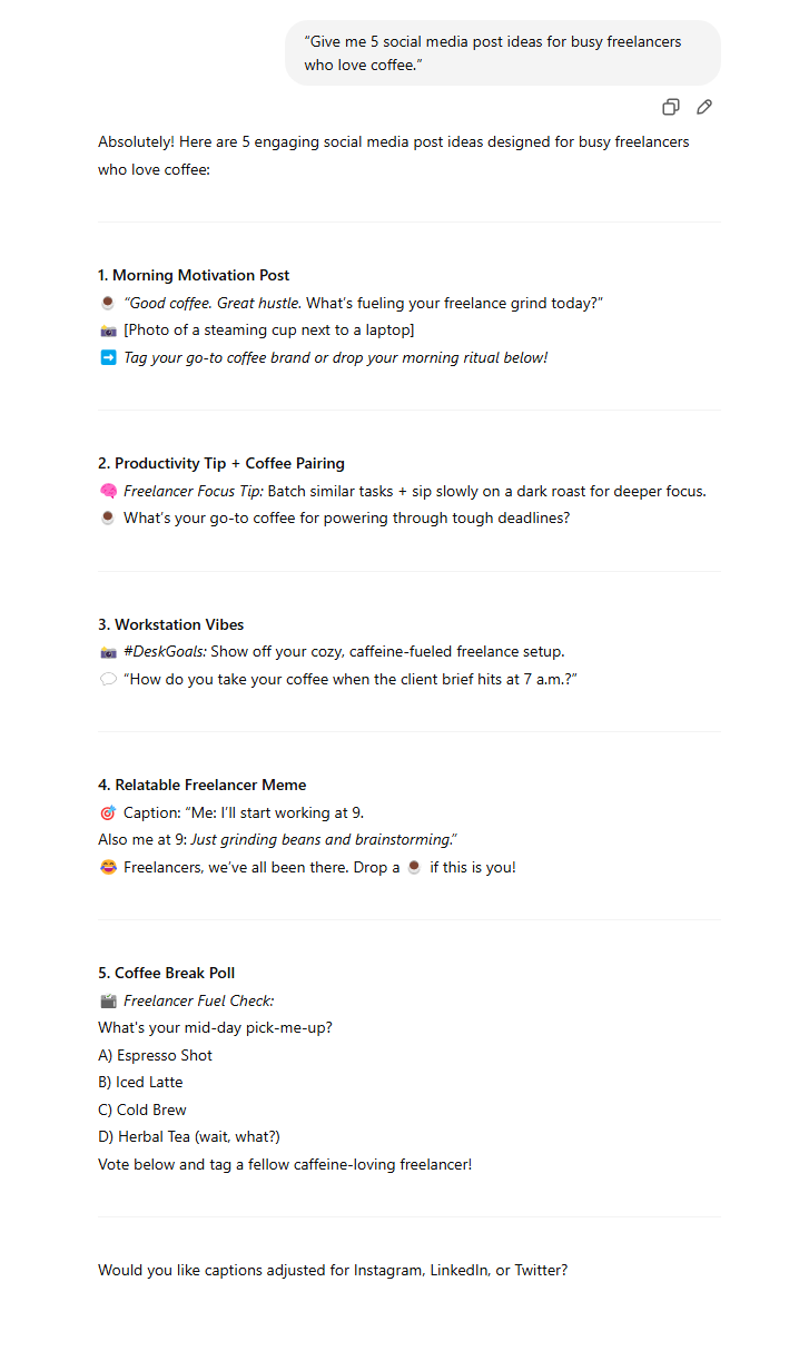 5 topic ideas for social media new