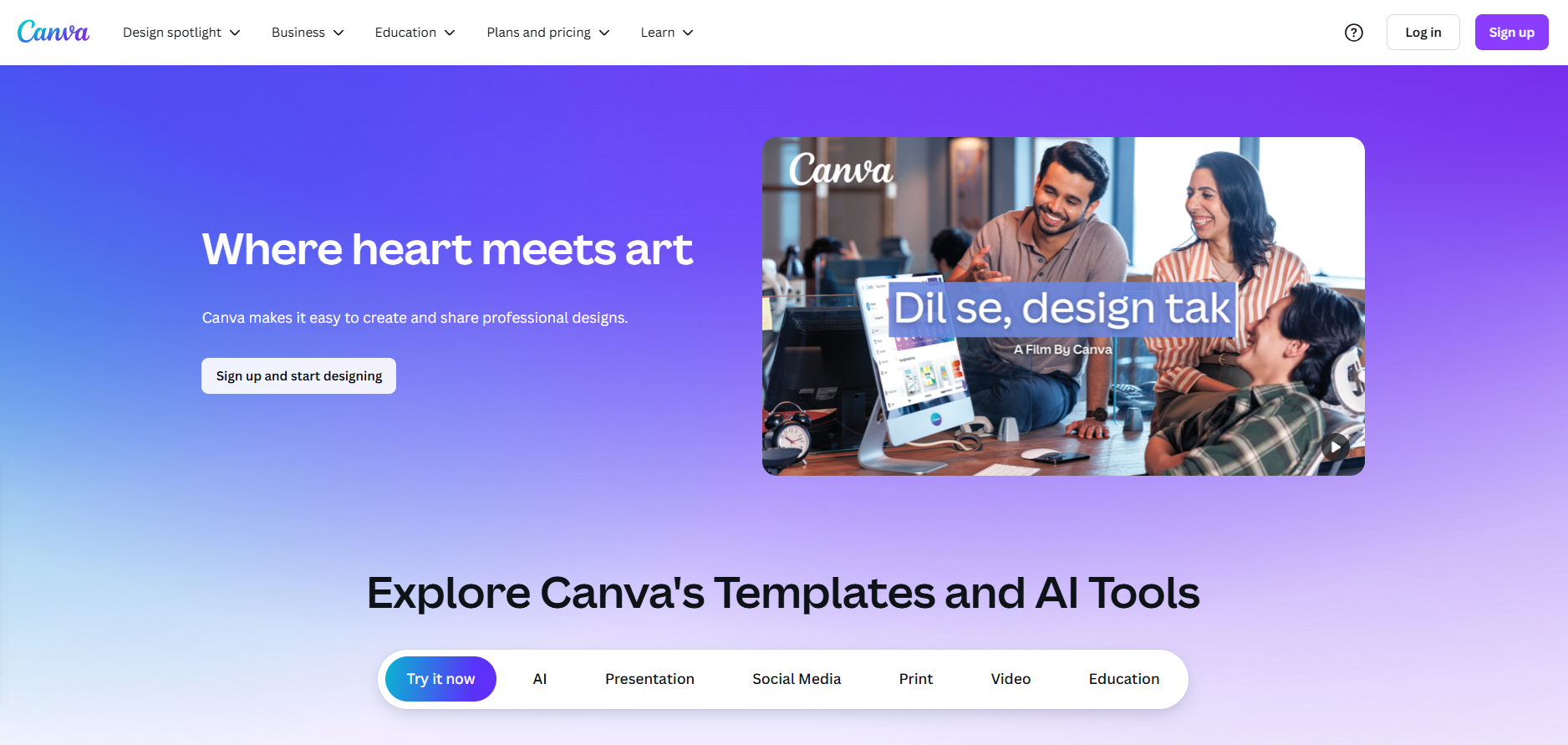 canva ai design tool
