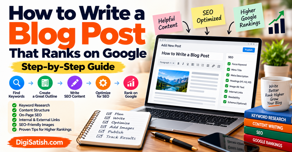 How to Write a Blog Post That Ranks on Google