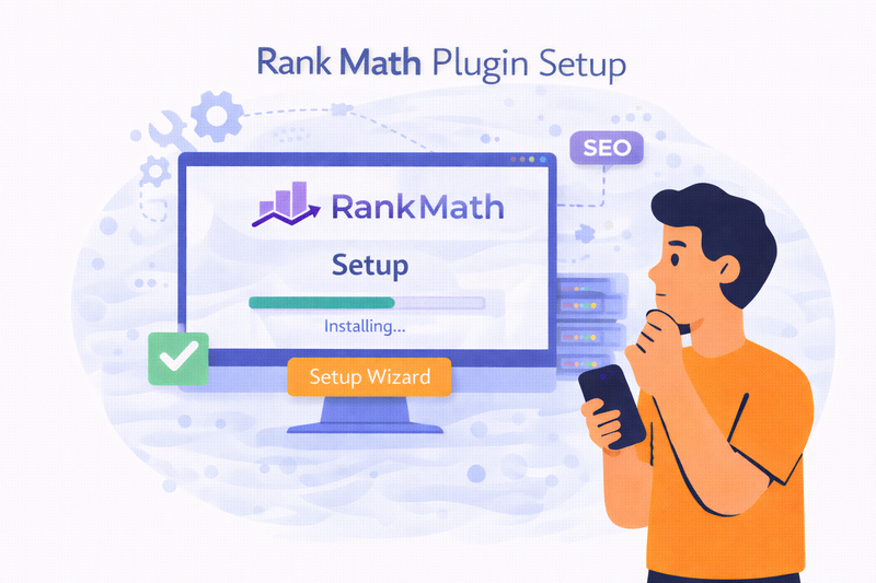 How to Start a Blog and Make Money in 2026 (Step‑by‑Step Guide for Beginners) 13 Rank math SEO Plugin setup