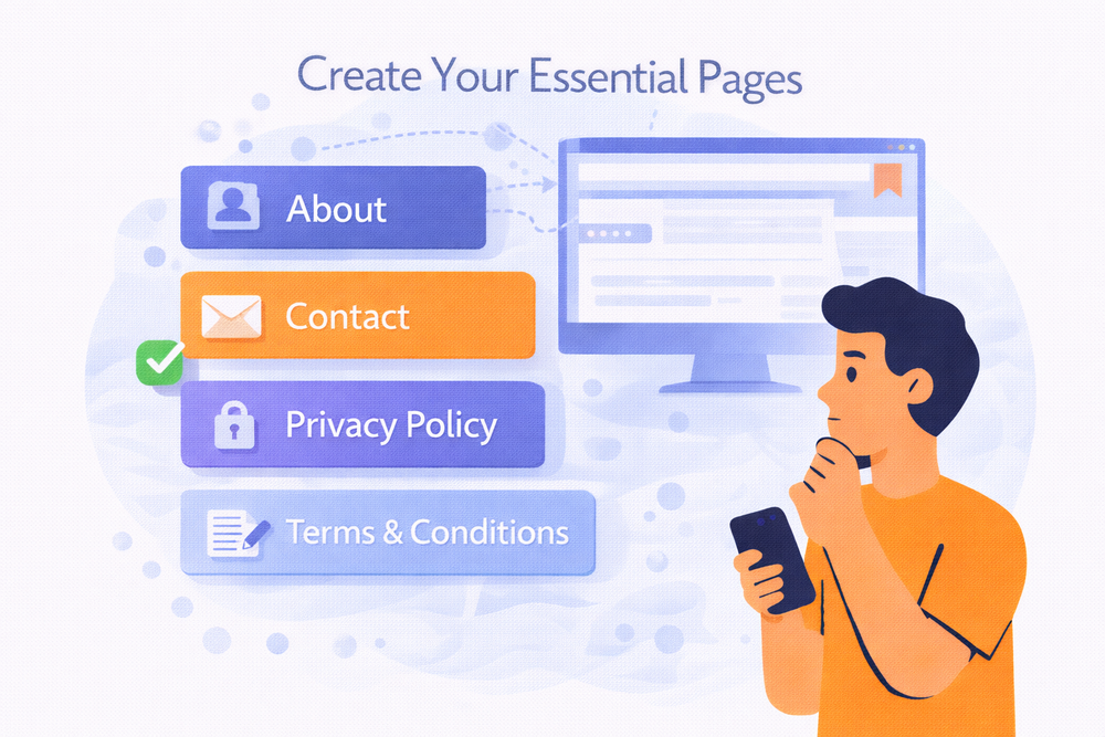 How to Start a Blog and Make Money in 2026 (Step‑by‑Step Guide for Beginners) 11 create your essential pages