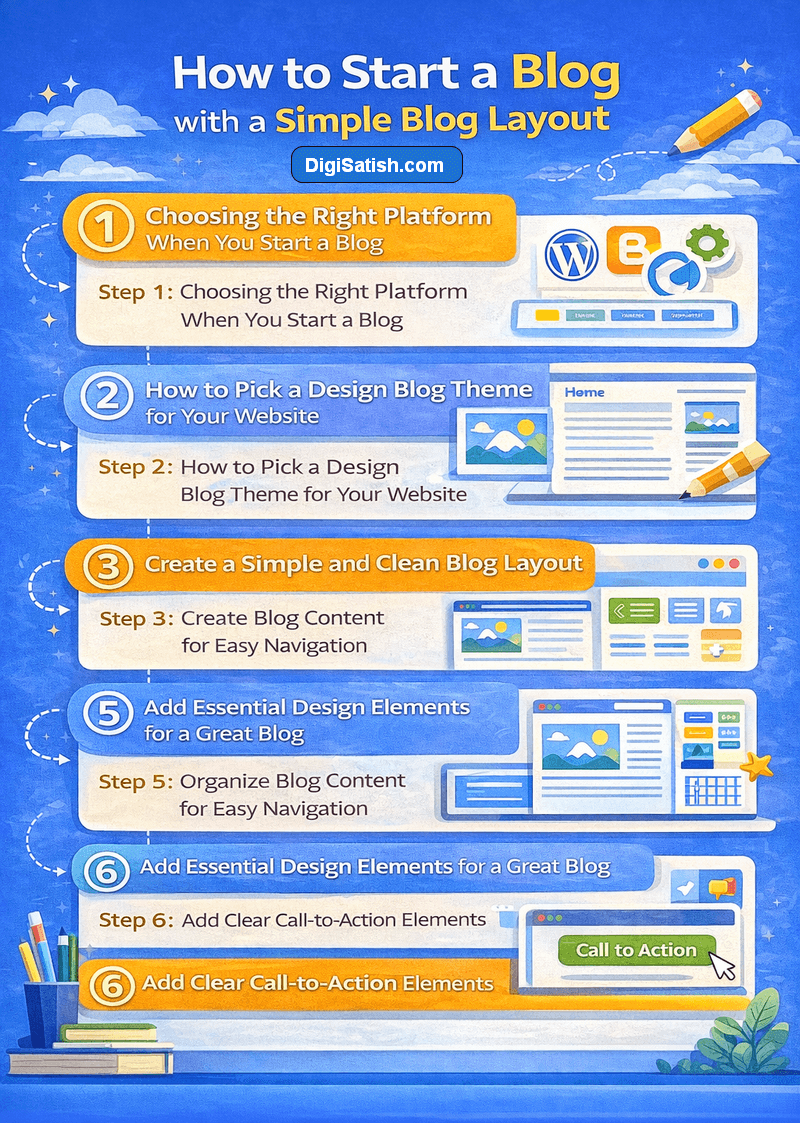Blog Design Tips for Beginners: Step-by-Step Guide to Design Your Blog Successfully 7 how to start a blog with a simple blog layout