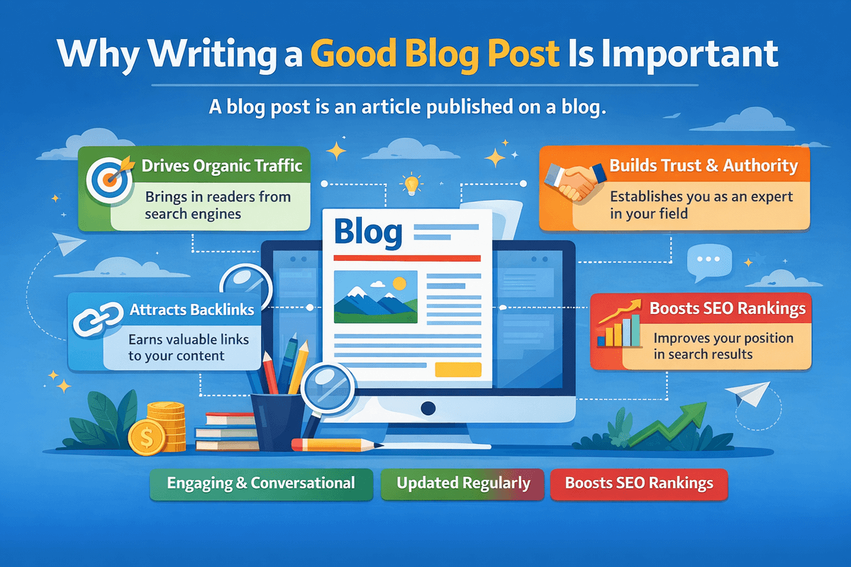 How to Write a Blog Post That Ranks on Google (Step-by-Step Guide) 5 Why Writing a Good Blog Post Is Important