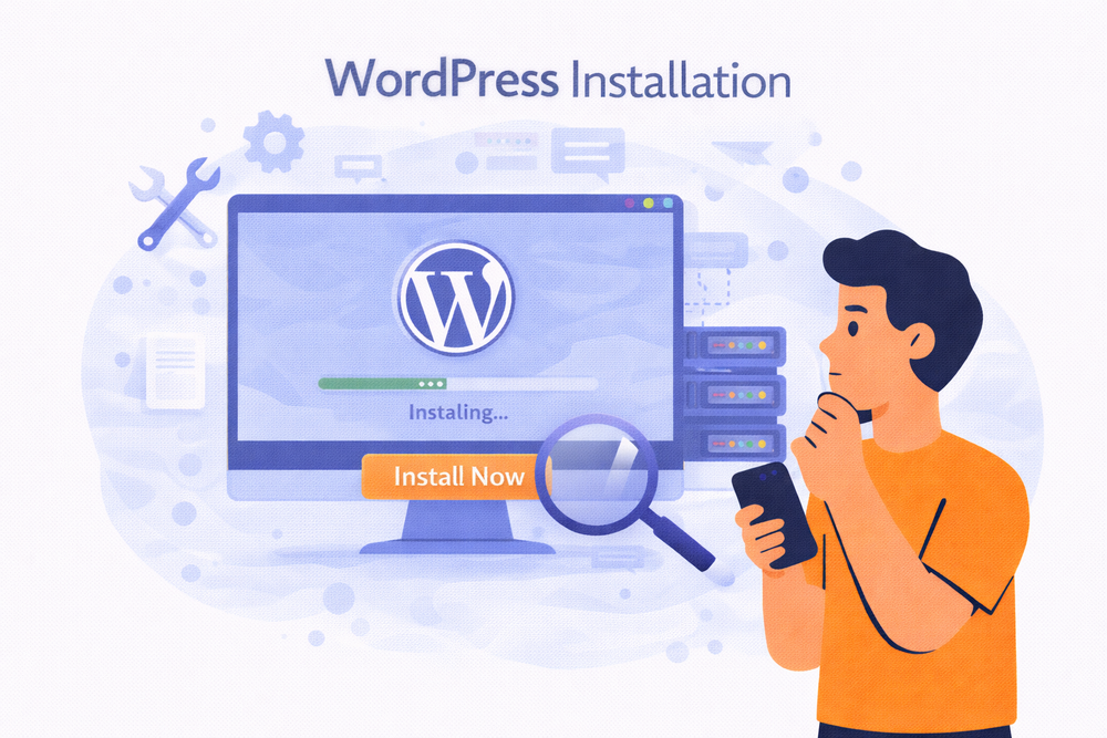 How to Start a Blog and Make Money in 2026 (Step‑by‑Step Guide for Beginners) 8 wordpress installation