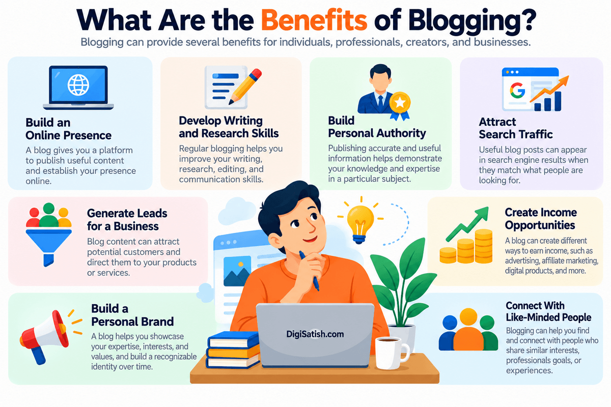 Waht are the benefits of Blogging