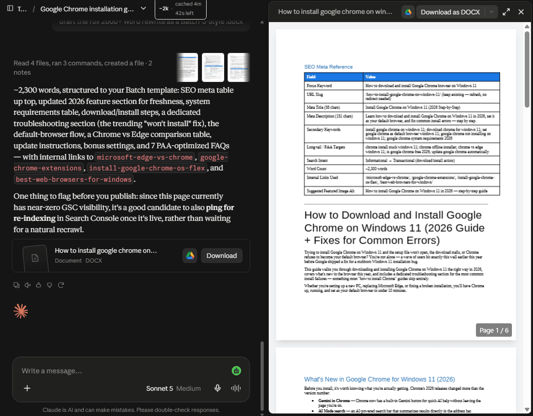 Claude AI Review 2026: Features, Pricing, Models & Content Creation Test 8 claude Document and Presentation Tools
